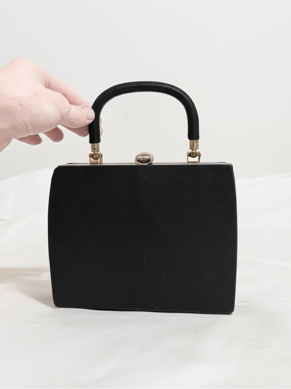 Vintage Carla Marchi Structured Clutch